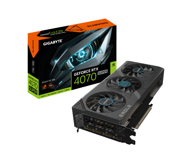 כרטיס מסך Gigabyte GeForce RTX 4070 SUPER EAGLE OC 12GB
